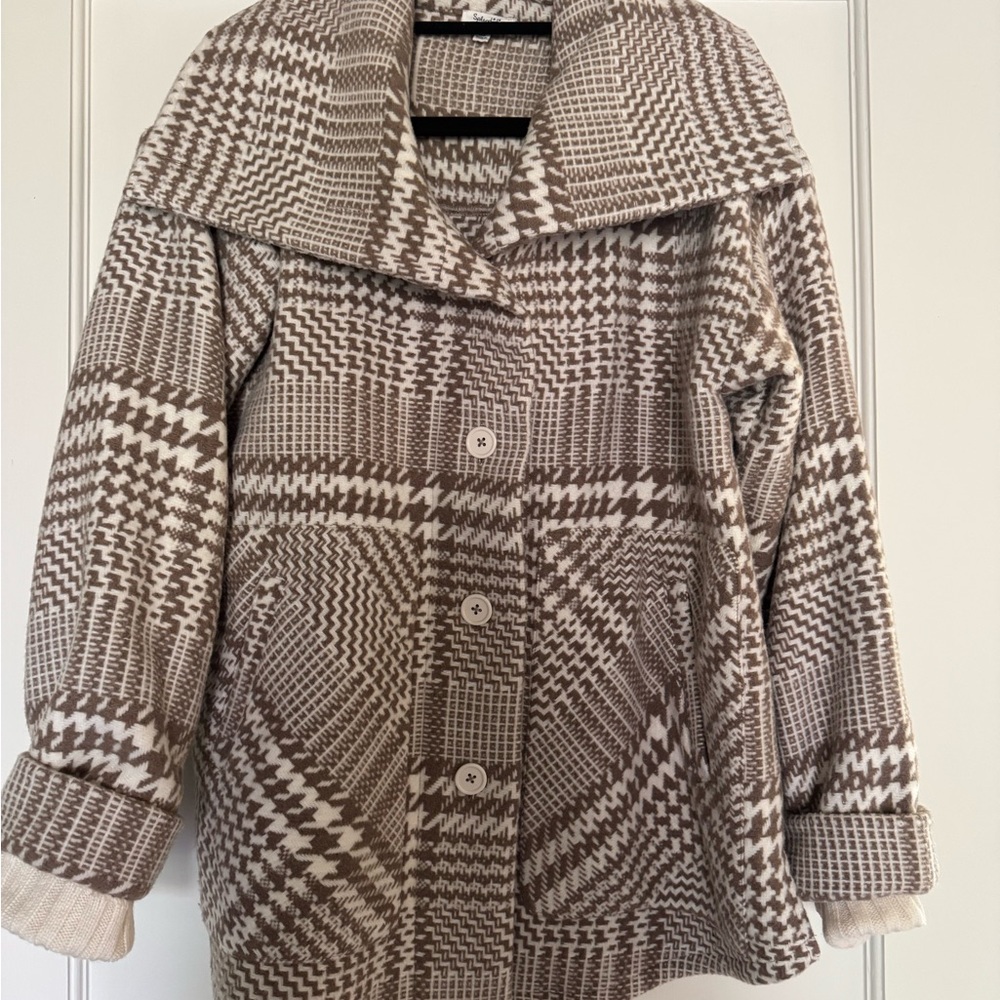 Splendid cella Jane houndstooth coat